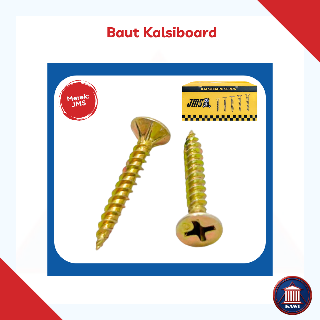 Baut Kalsiboard Kawi Jaya Makmoer