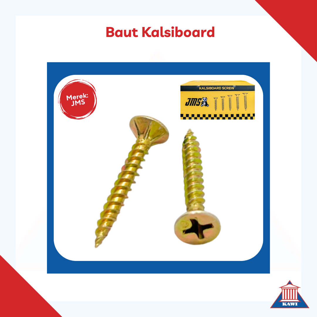 Baut Kalsiboard Kawi Jaya Makmoer